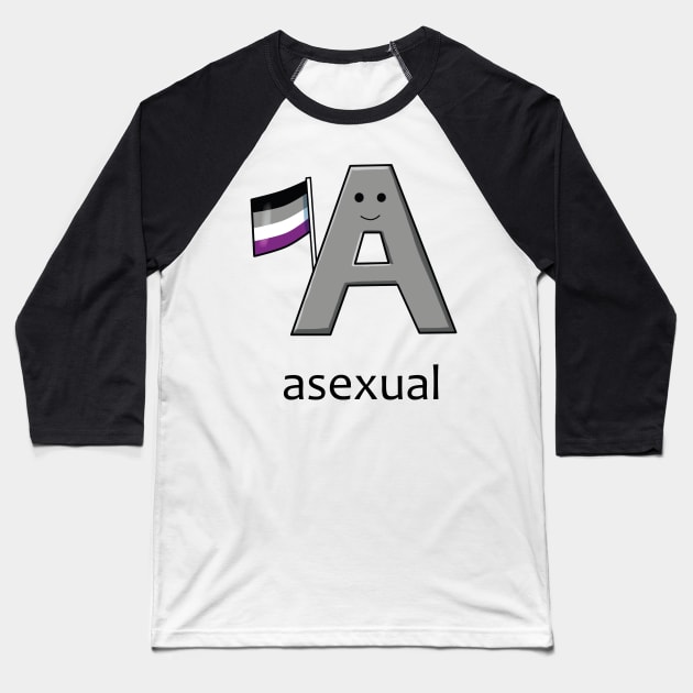 Asexual Baseball T-Shirt by LunarCartoonist